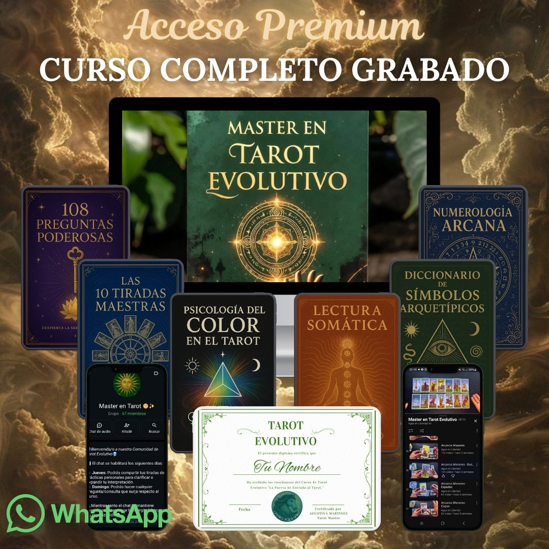 Master en Tarot Evolutivo - Curso Grabado - Acceso Premium